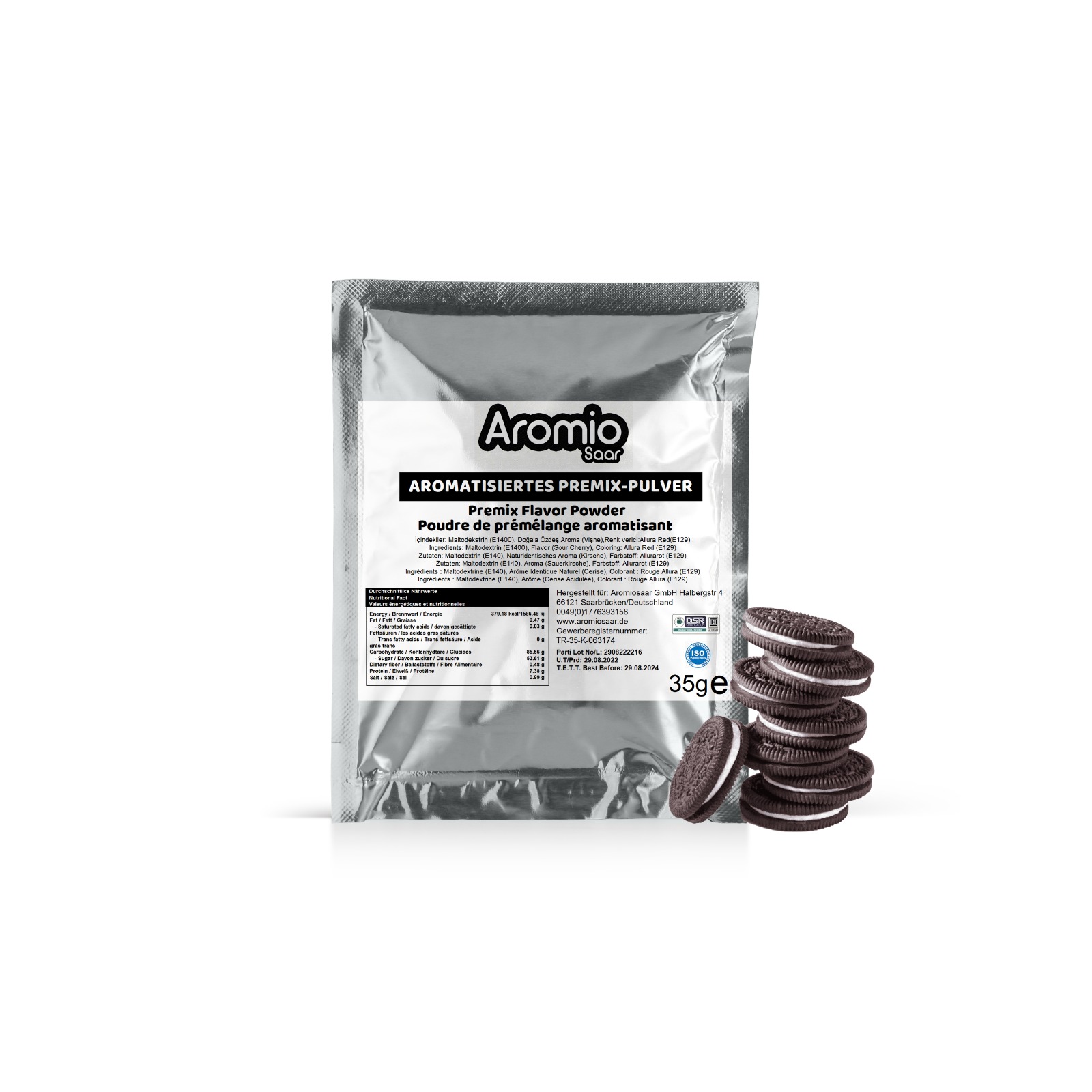 Premix mit Oreo-Geschmack